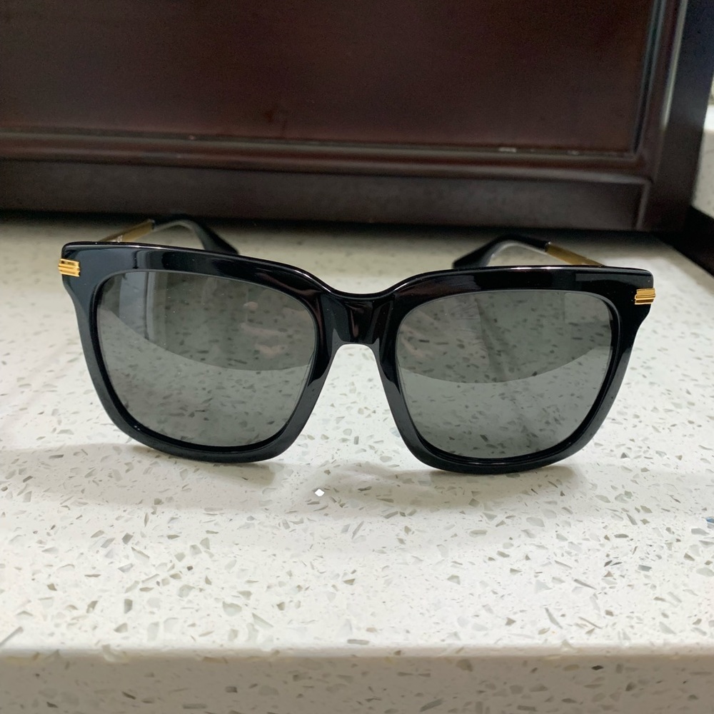 Alexander McQueen oversized black Sunglasses